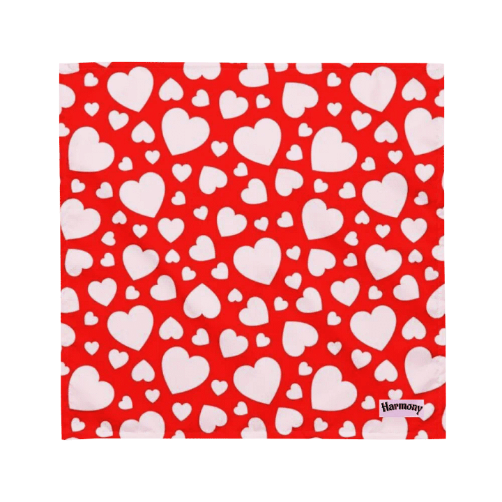 Hearts Like Snow Bandana product image (1)