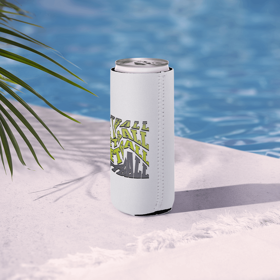 Swirl Softball Playful Coozie Can Cooler product image (6)
