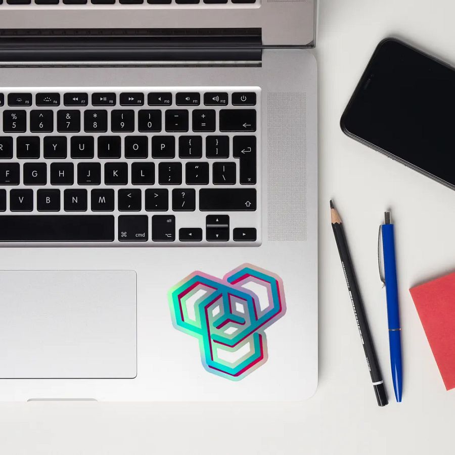 Cubie Holographic Sticker product image (12)