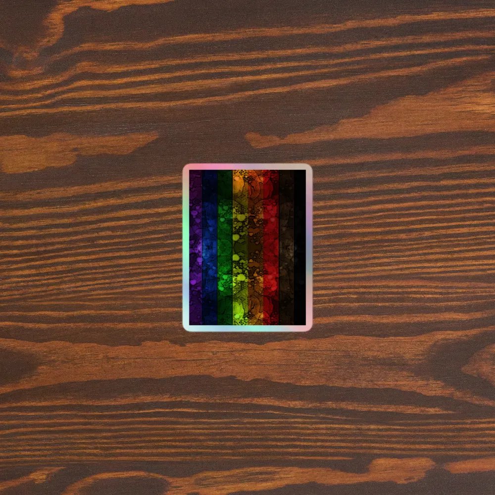 Philadelphia Pride Flag Sticker (Textured Variation) product image (5)