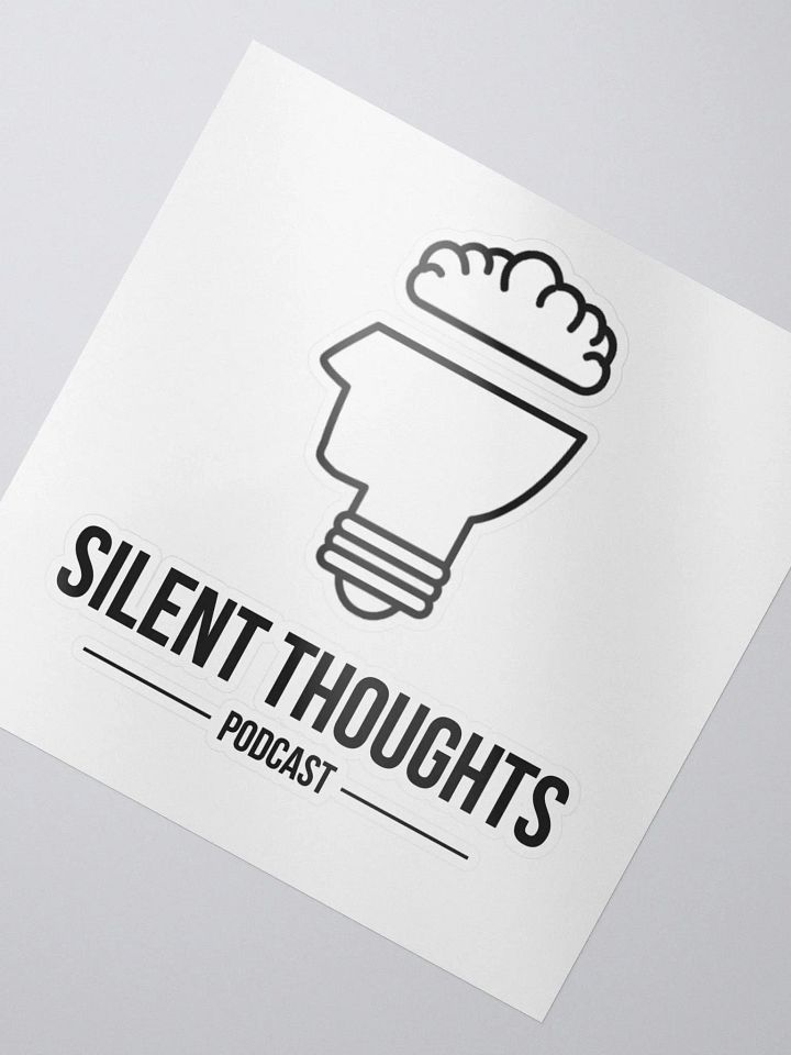 Silent Thoughts Sticker product image (2)