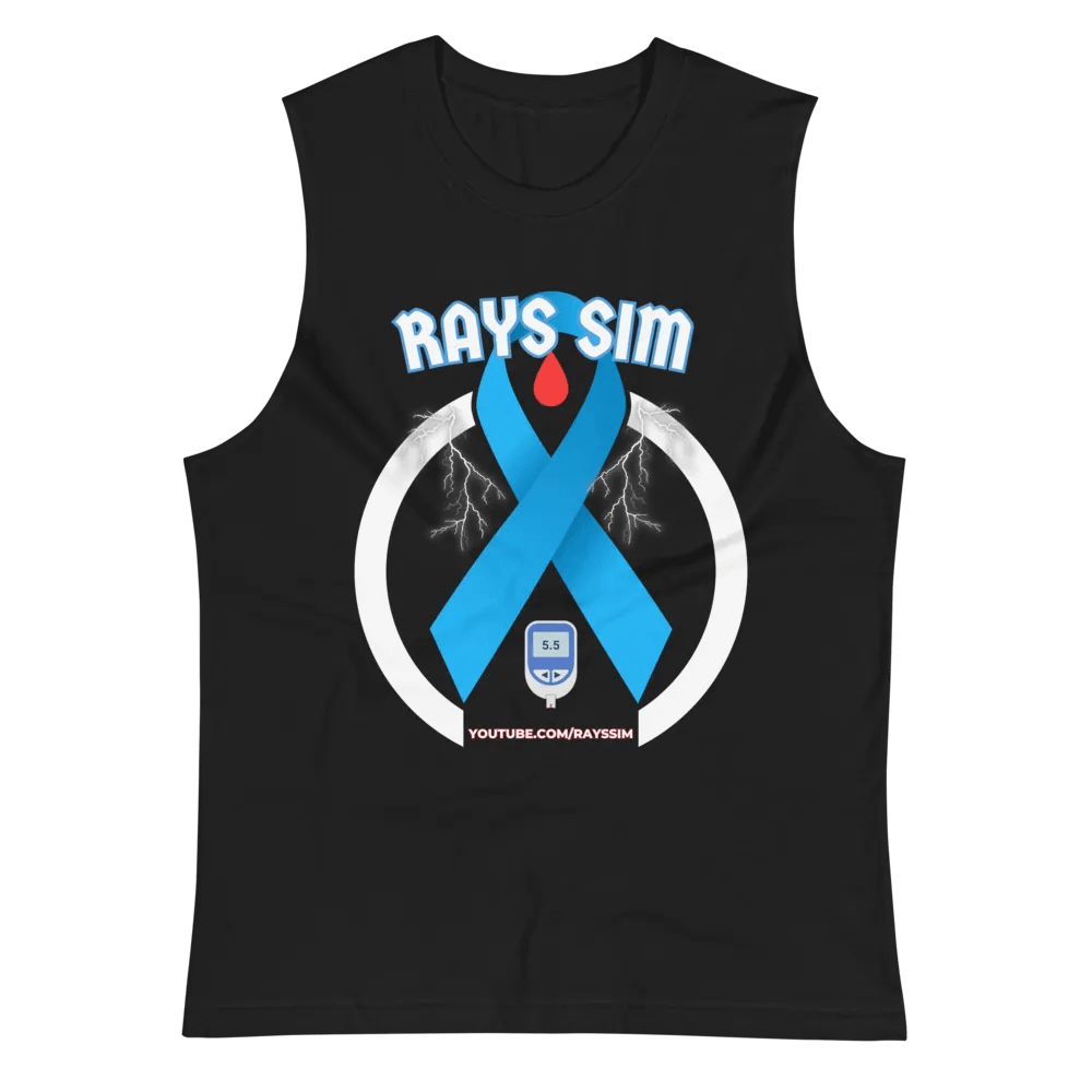 RAYS SIM Awareness Emblem Muscle Tank product image (3)