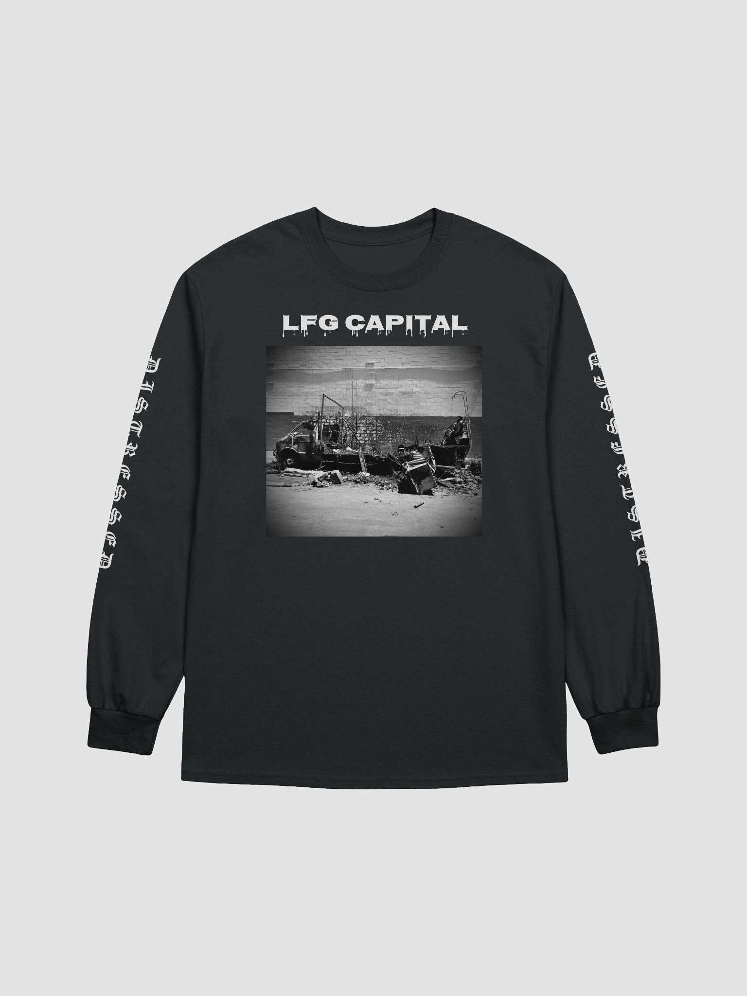 Distressed Old-School Heavy Metal Long-Sleeve product image (1)