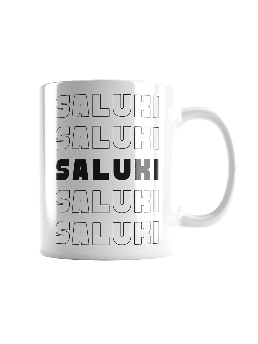 Saluki Modern Chic Small Ceramic Mug For Saluki Lovers product image (3)