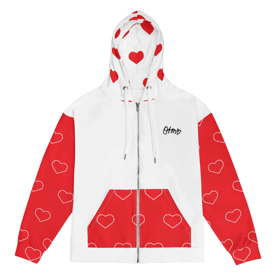 Orm Kornnaphat Favourite Tattoo Design Valentine's Edition Zip up Hooded Jacket product image (1)