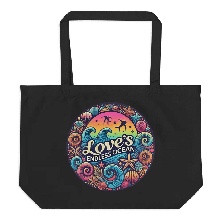 Endless Ocean Love Organic Tote product image (2)