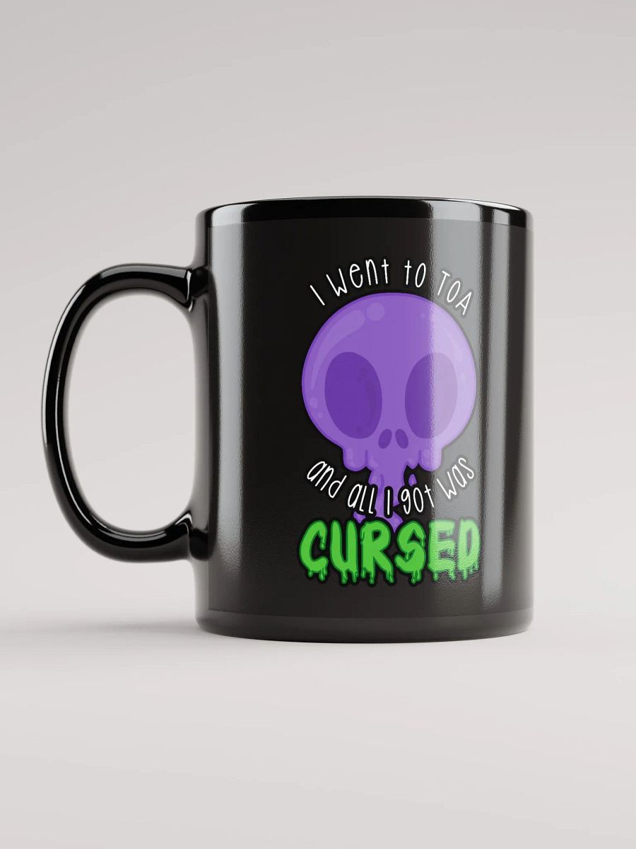 All I Got Was Cursed - Warlock - Black Glossy Mug product image (6)