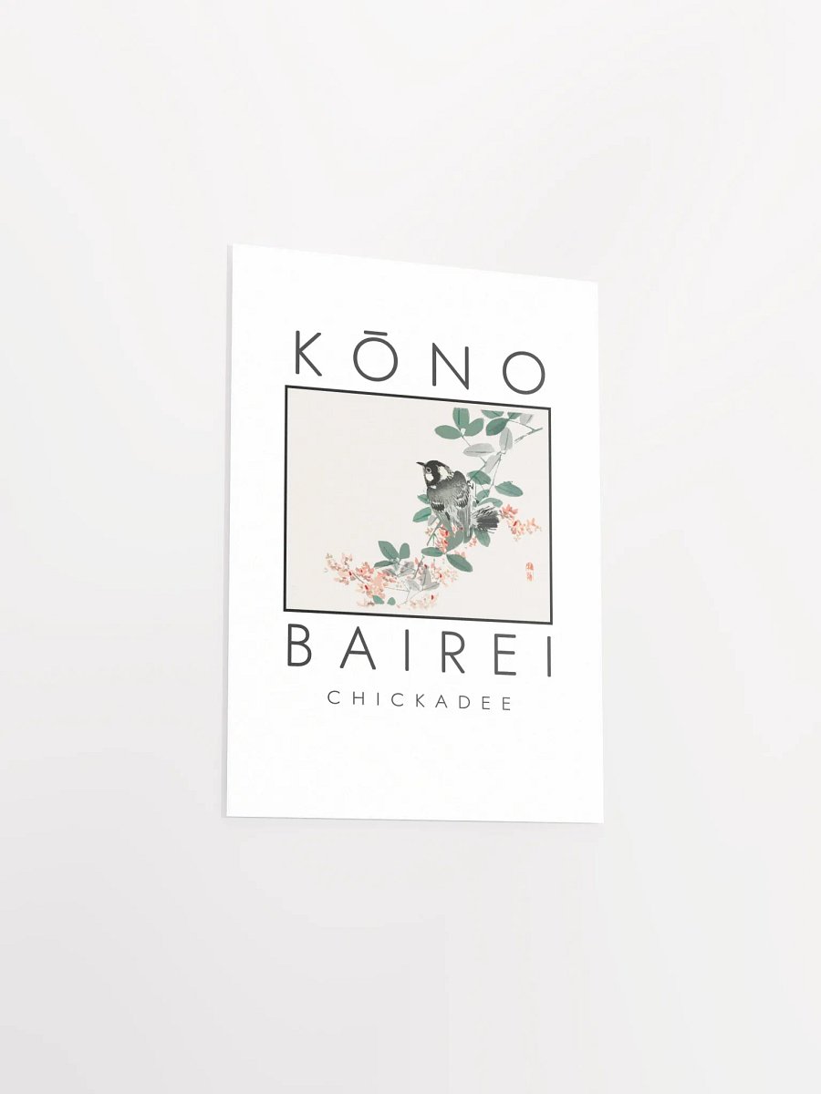 Kono Bairei Chickadee Poster product image (4)