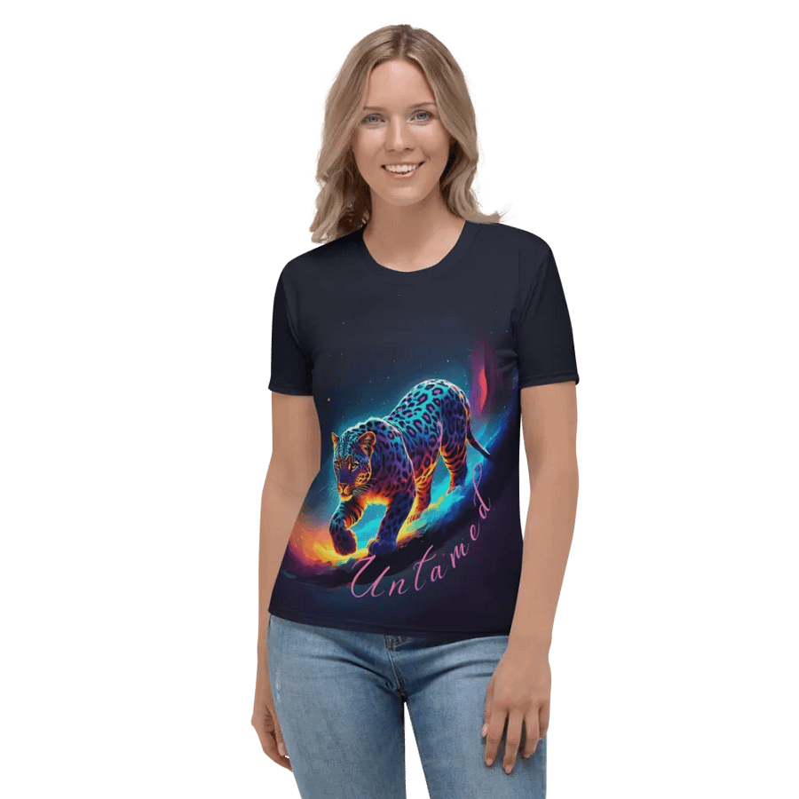 Untamed Leopard All Over Print T-shirt product image (2)