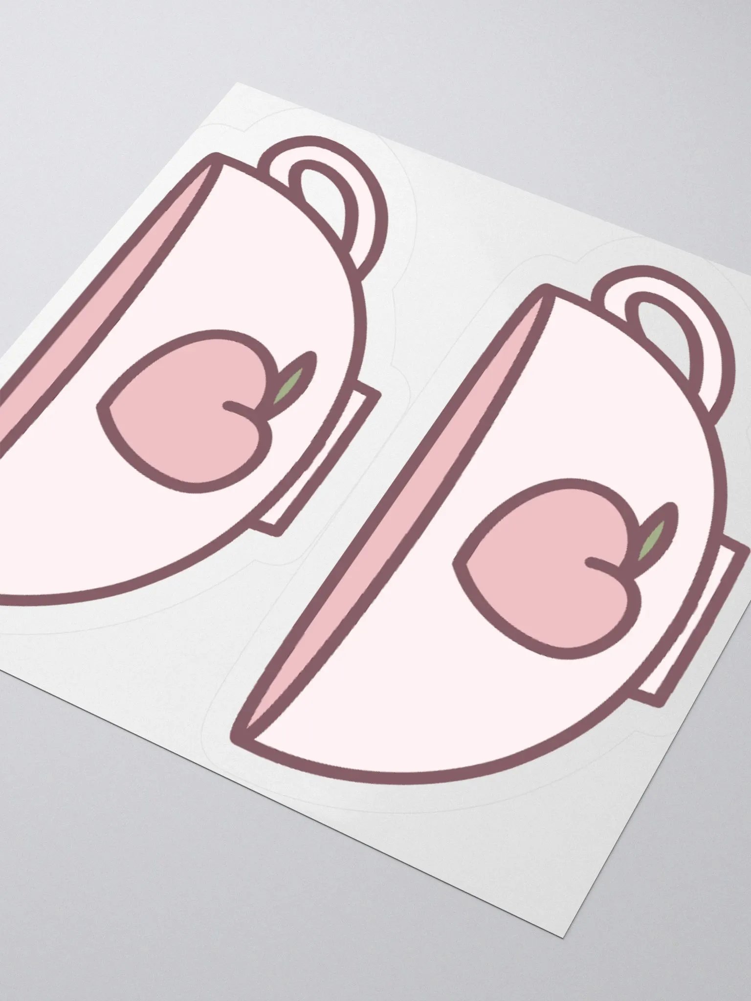 Peachy Tea Time Stickers product image (9)