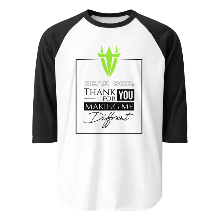 Jersey Raglan Tee: Dear God product image (1)