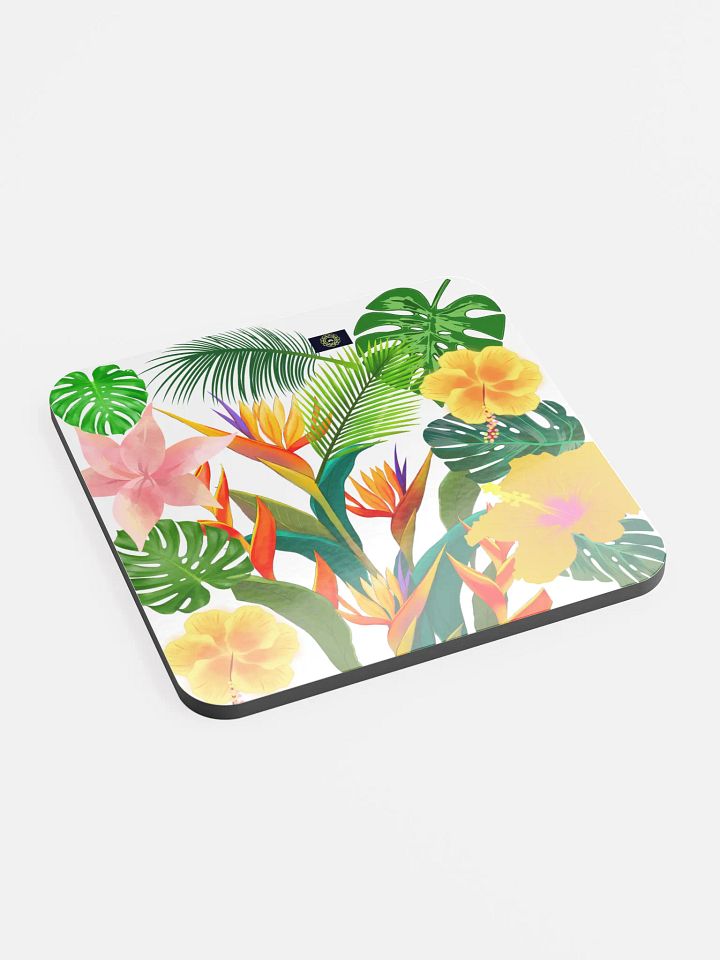 Tropical Botanical Dreams Glossed Coaster product image (2)