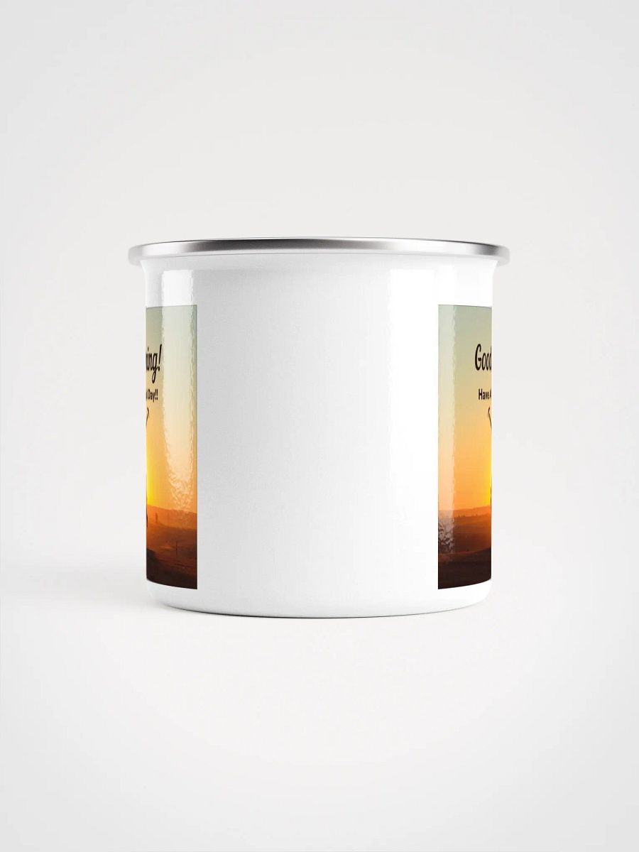 Smiling Sunrise Enamel Mug product image (2)