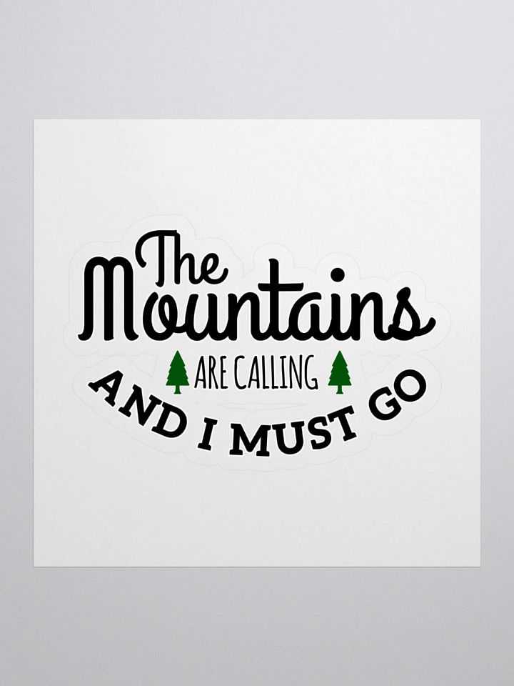 Mountain Calling Kiss Cut Stickers product image (1)