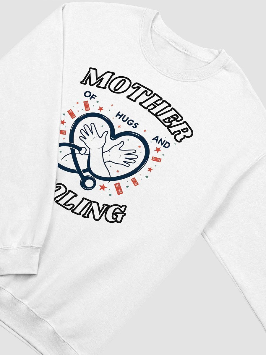mother of Hugs and healing, Stethoscope Crewneck Sweatshirt product image (15)