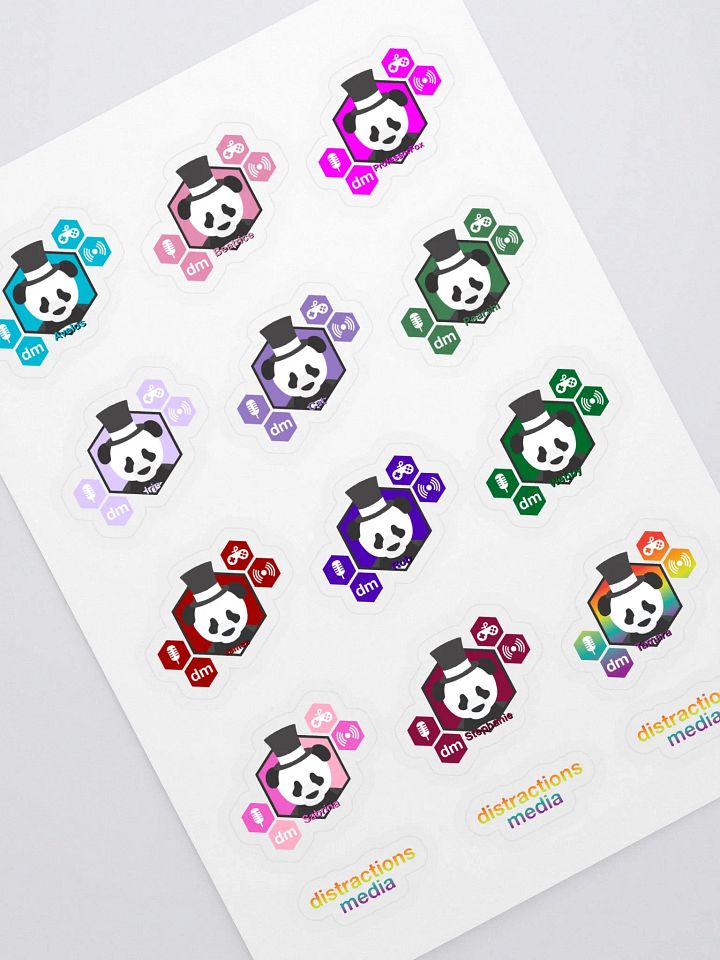 Distractions Sticker Sheet product image (1)