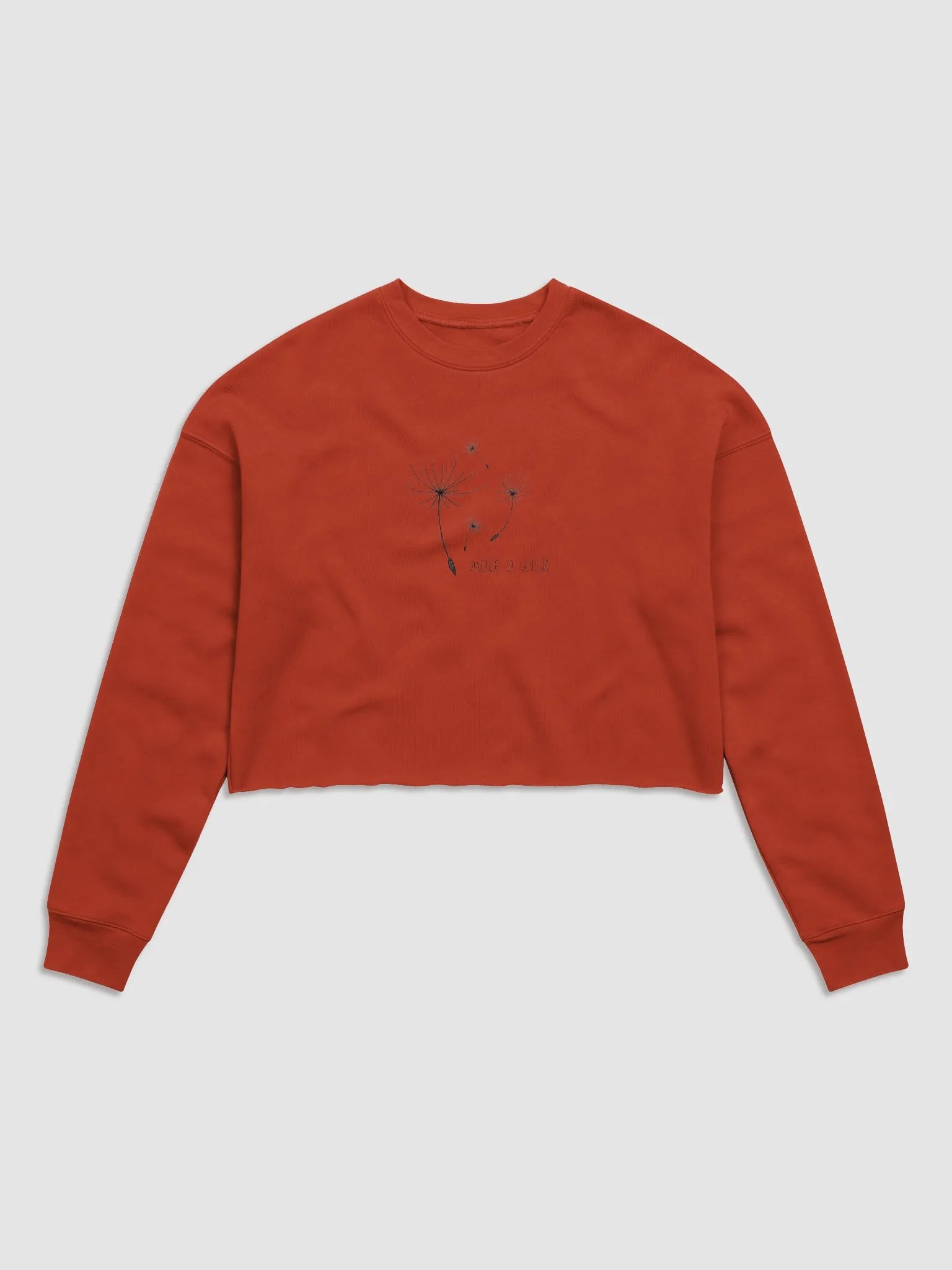 Dandelion Dreams Crop Sweatshirt product image (1)