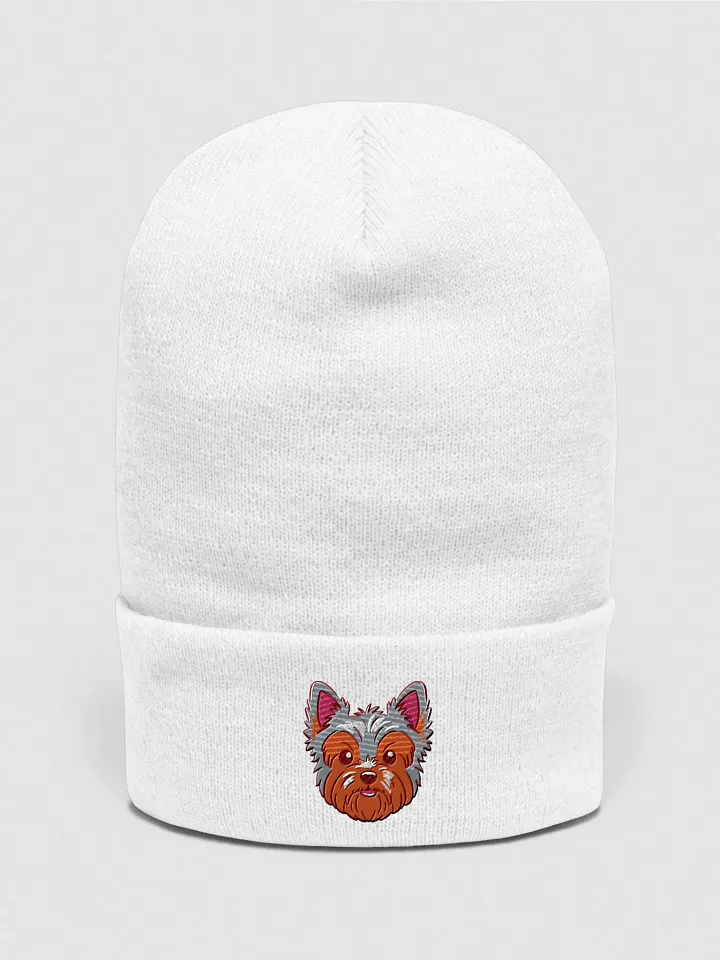 Yorkshire Terrier Dog Illustration Embroidered Beanie product image (16)