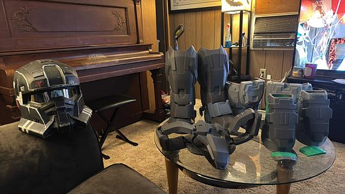 Did the helmet last year, and this year have been crunching on finishing this cosplay before March. Been recording each proce...