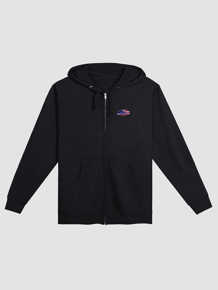 Patriotic Ford Script Zip-Up Hoodie product image (1)