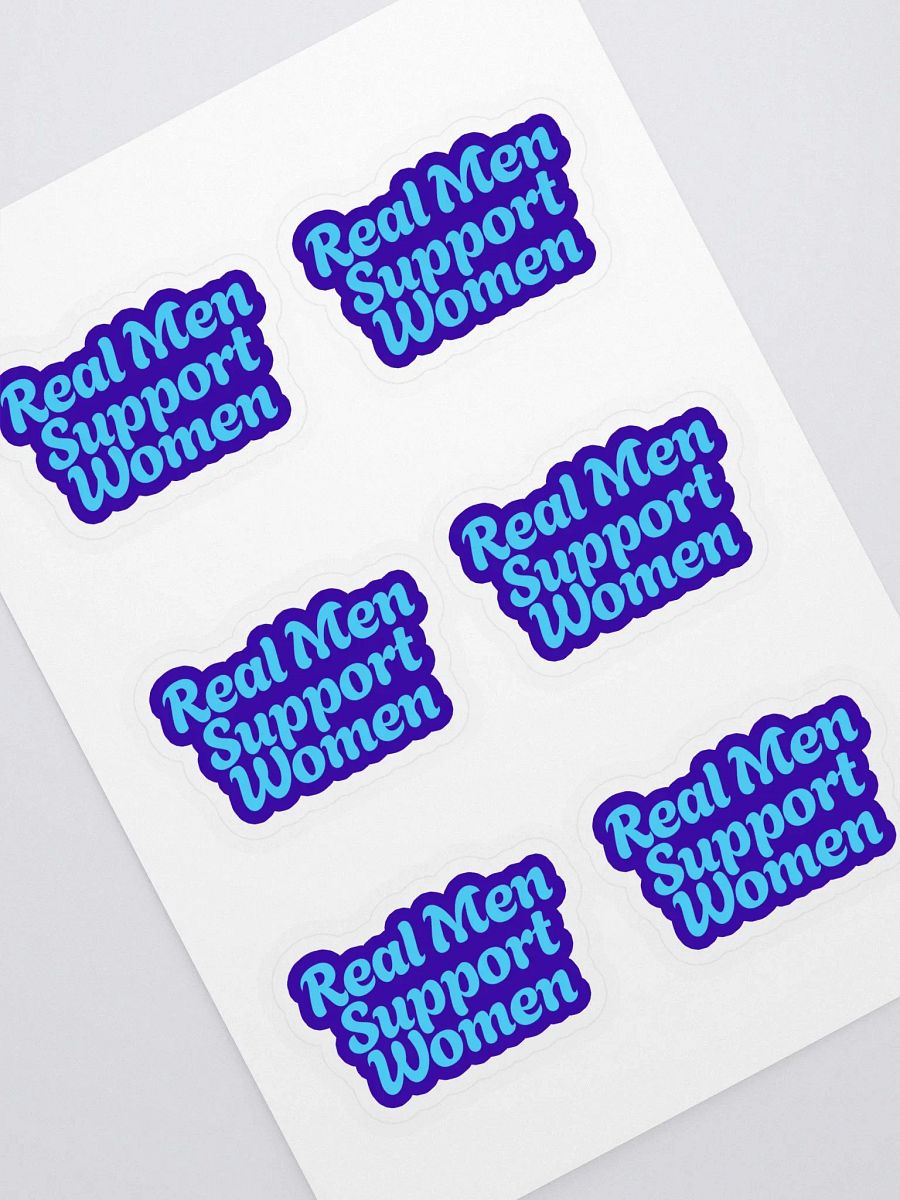 "Real Men Support Women" Sticker Sheet Set product image (1)