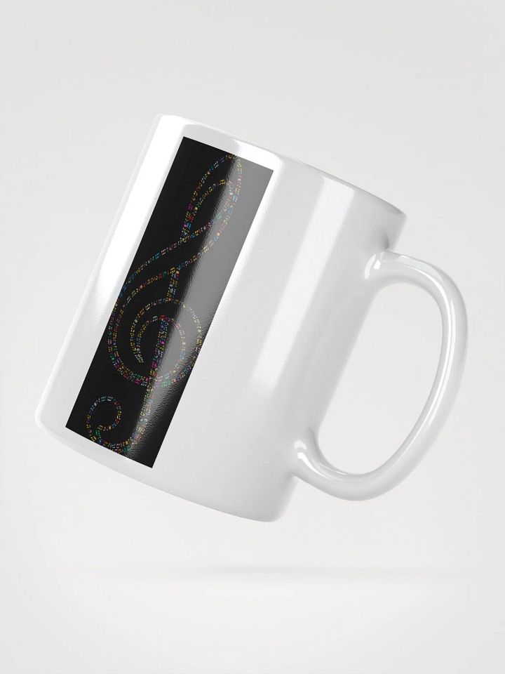 White Glossy Coffee mug-Music Note product image (3)