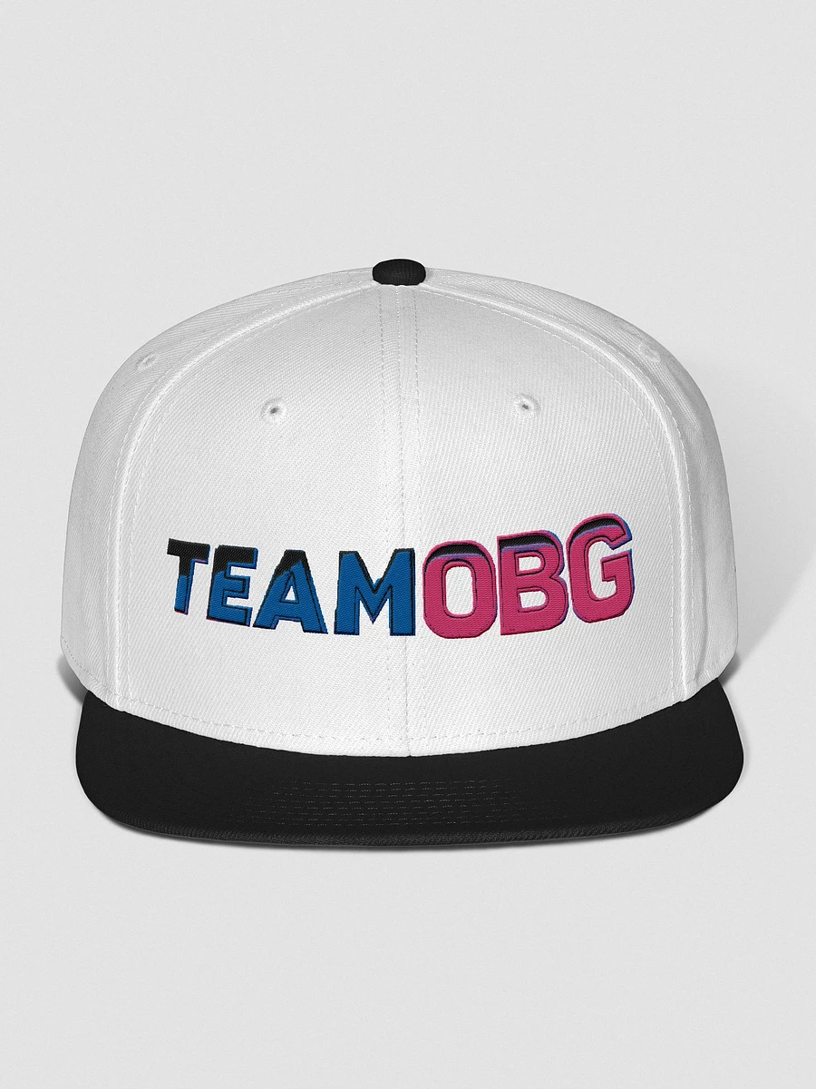 TeamOBG Snapback: White/Black product image (2)
