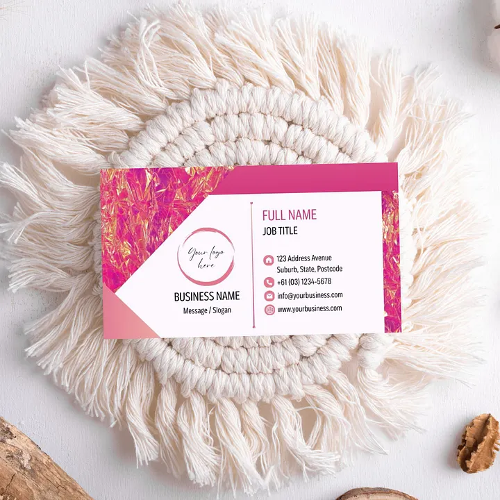 Pink Marigold - Business Card Template product image (2)