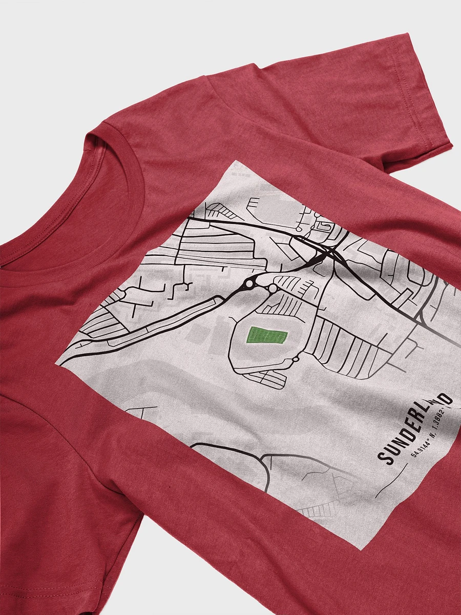 Sunderland Stadium Map Design T-Shirt product image (2)