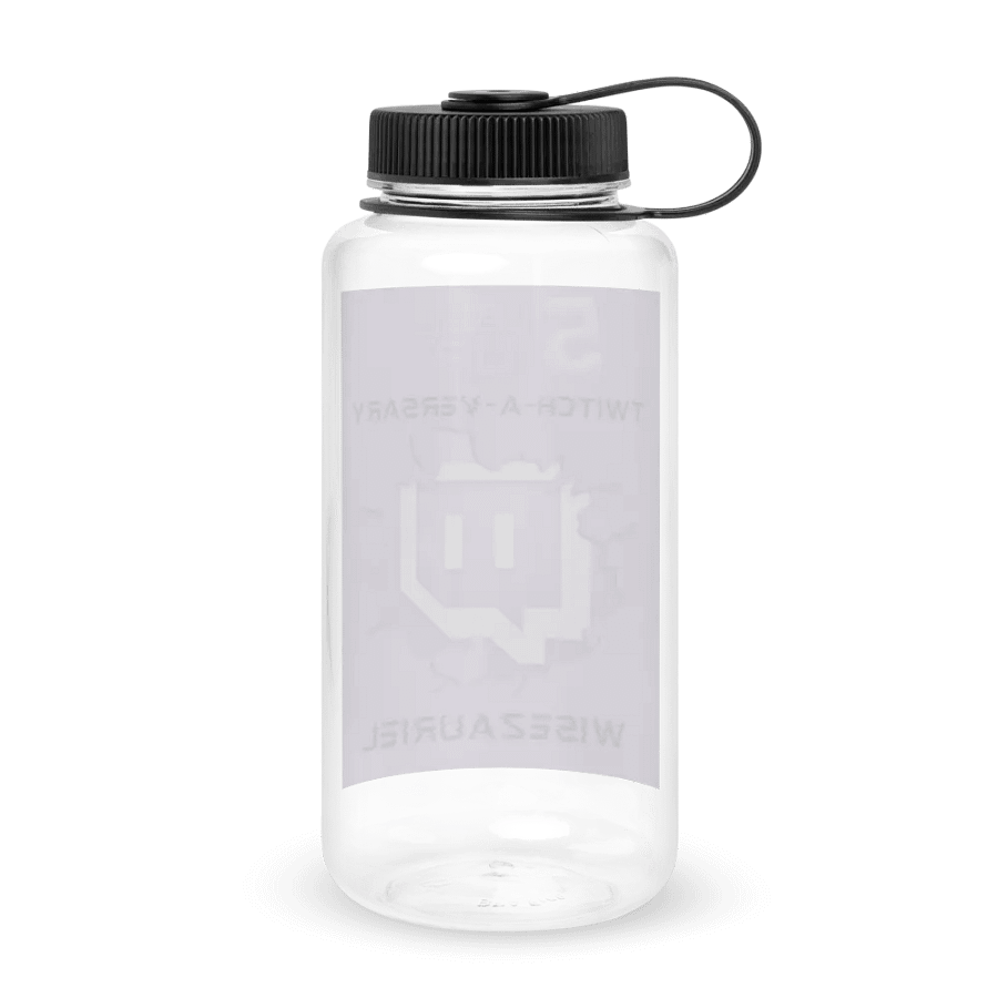 5 year twitch-a-versary Water Bottle product image (2)