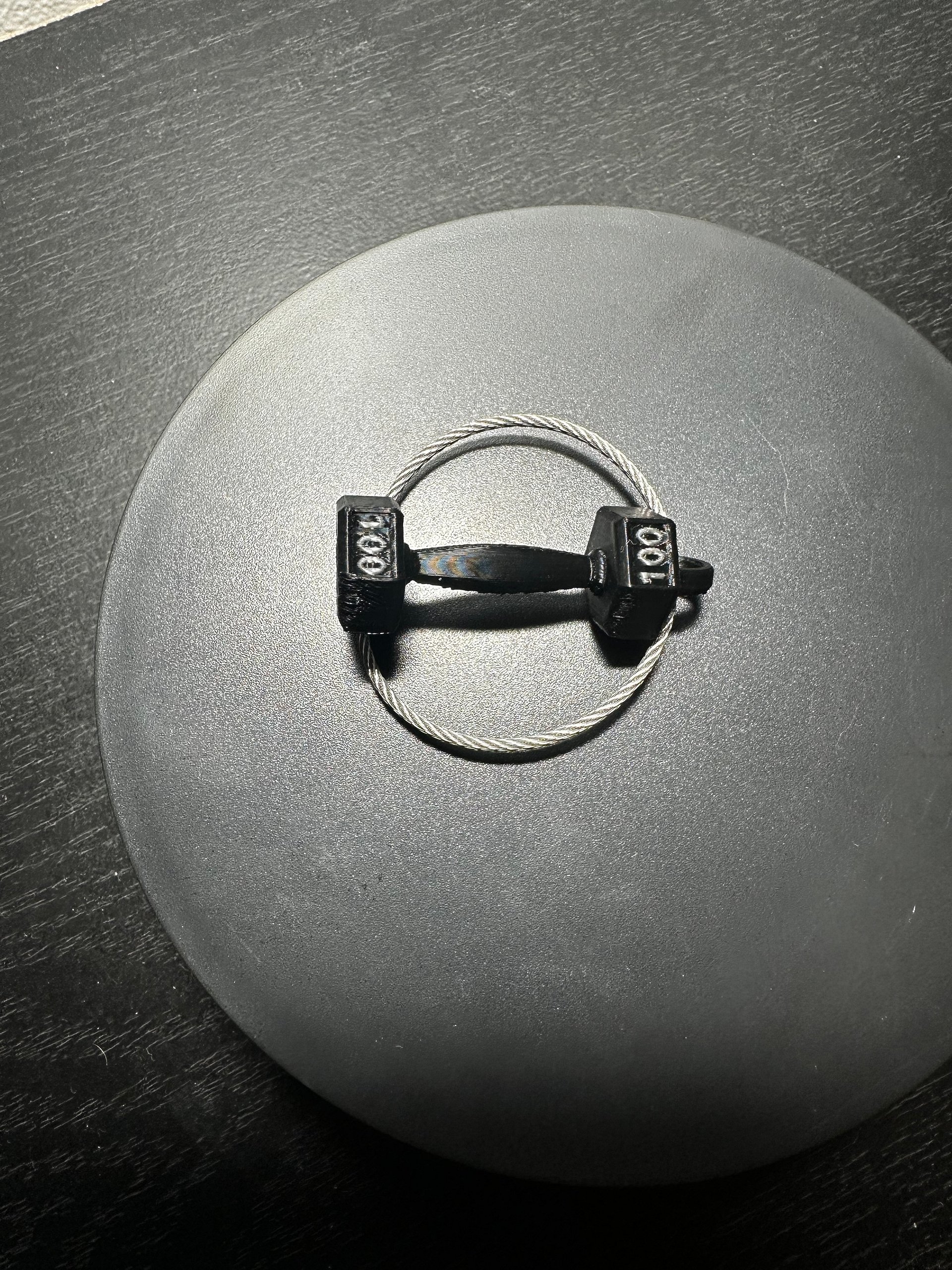 FGA Dumbell keychain product image (1)
