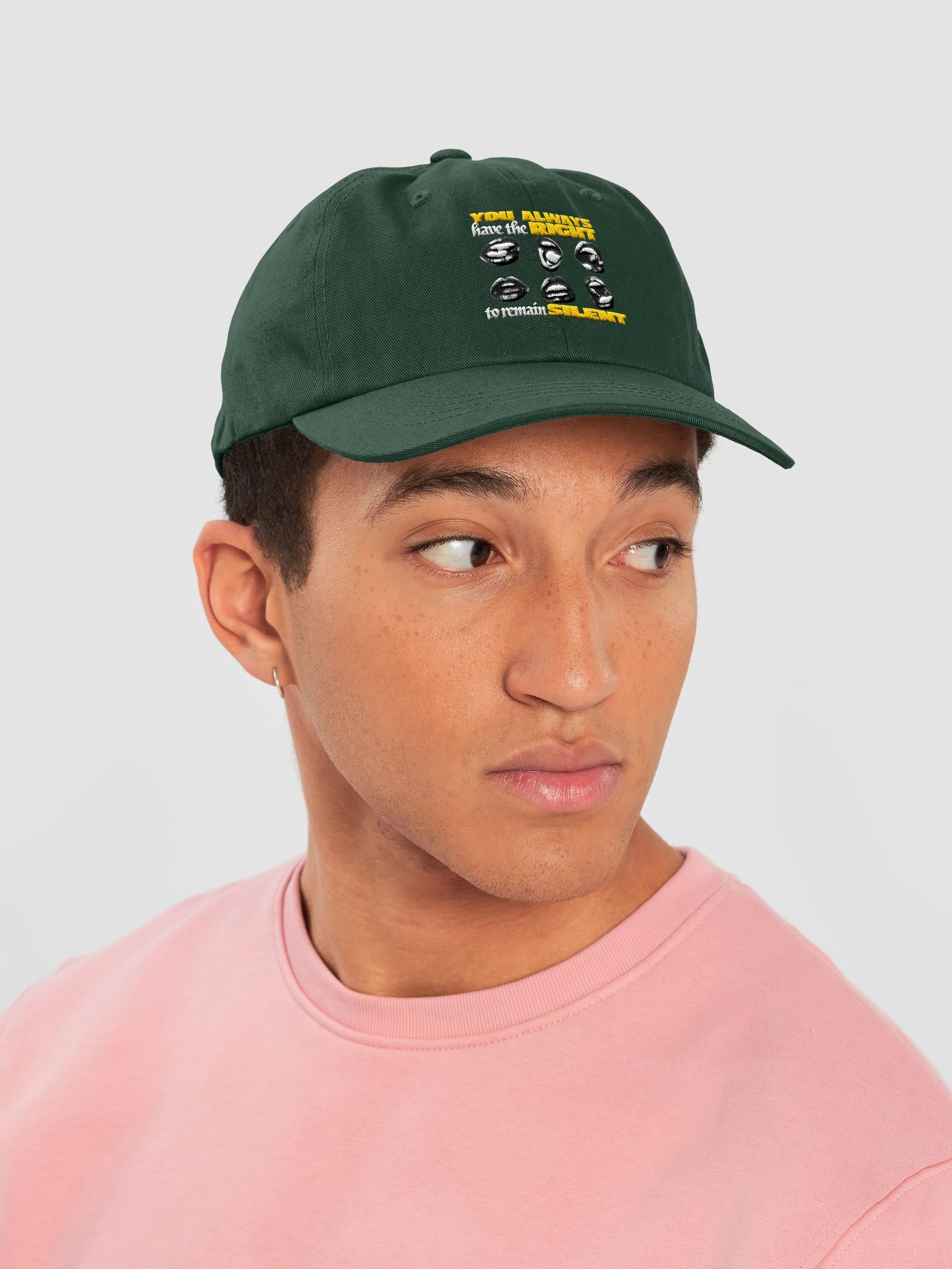 You Always Have The Right To Remain Silent Classic Dad Hat product image (4)