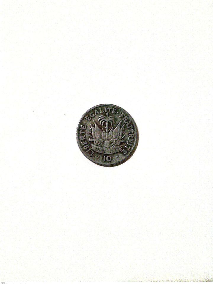 10 cent Haitian Gourde coin - Dumarsais Estimé (1949) product image (2)
