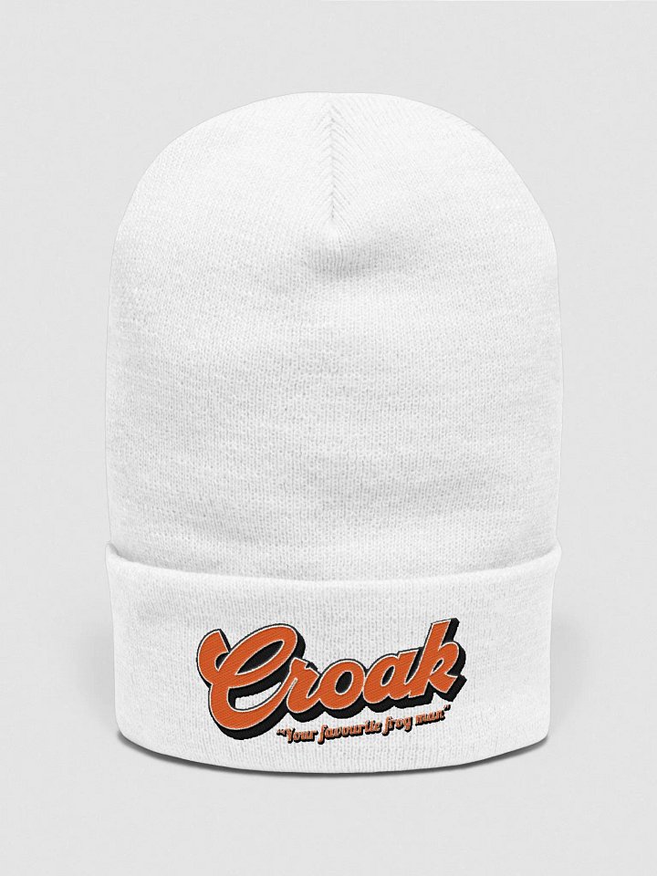 Croak 2024 Text Beanie product image (1)