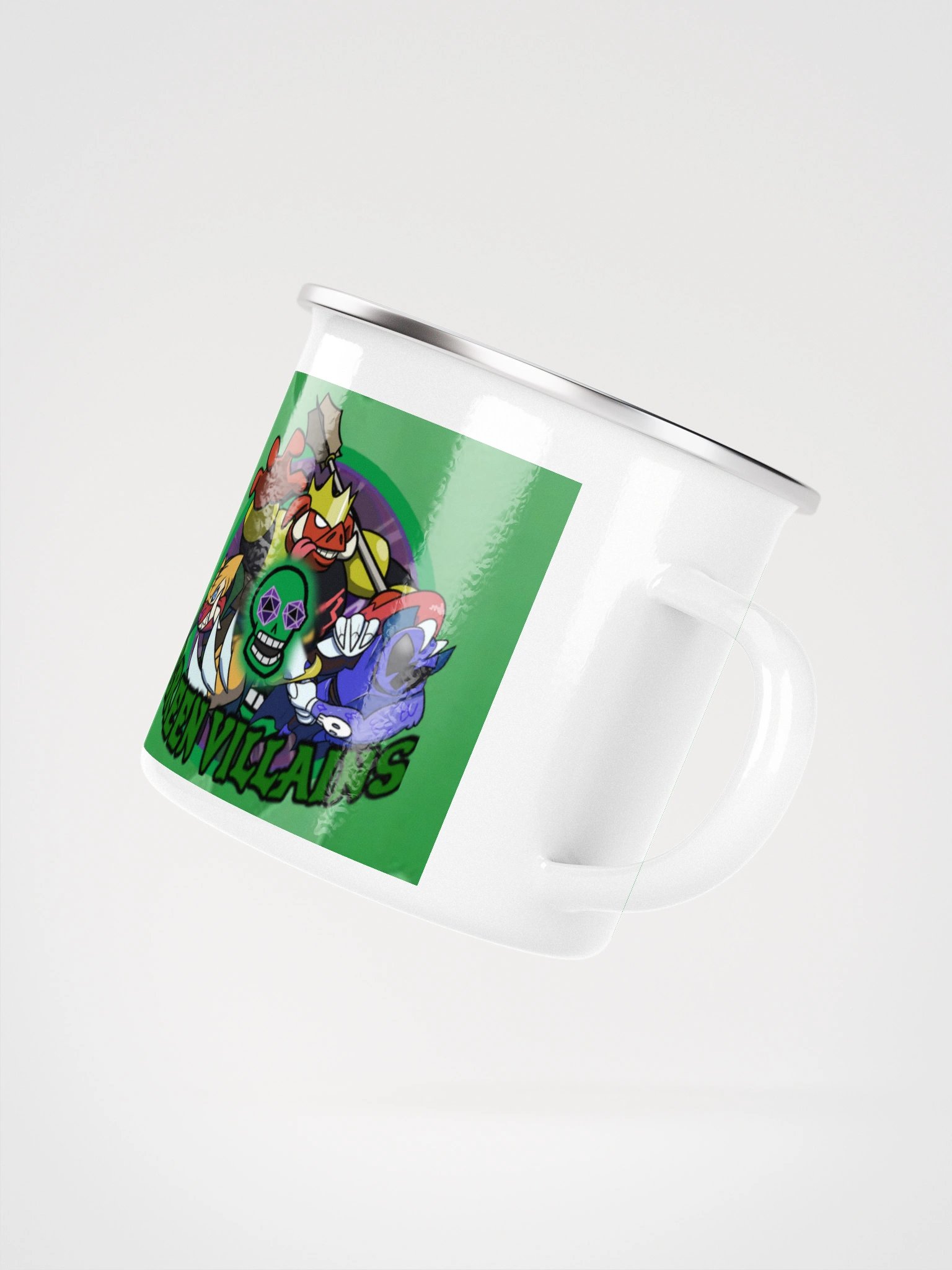 Green Villains Enamel Mug! product image (3)