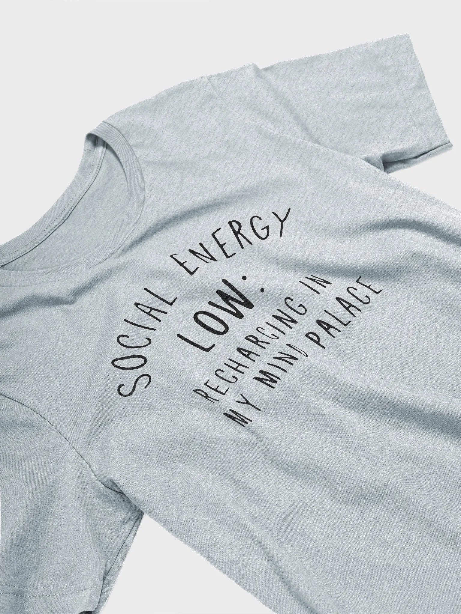 Social Energy Low Recharging in Mind Palace Unisex T-shirt product image (3)