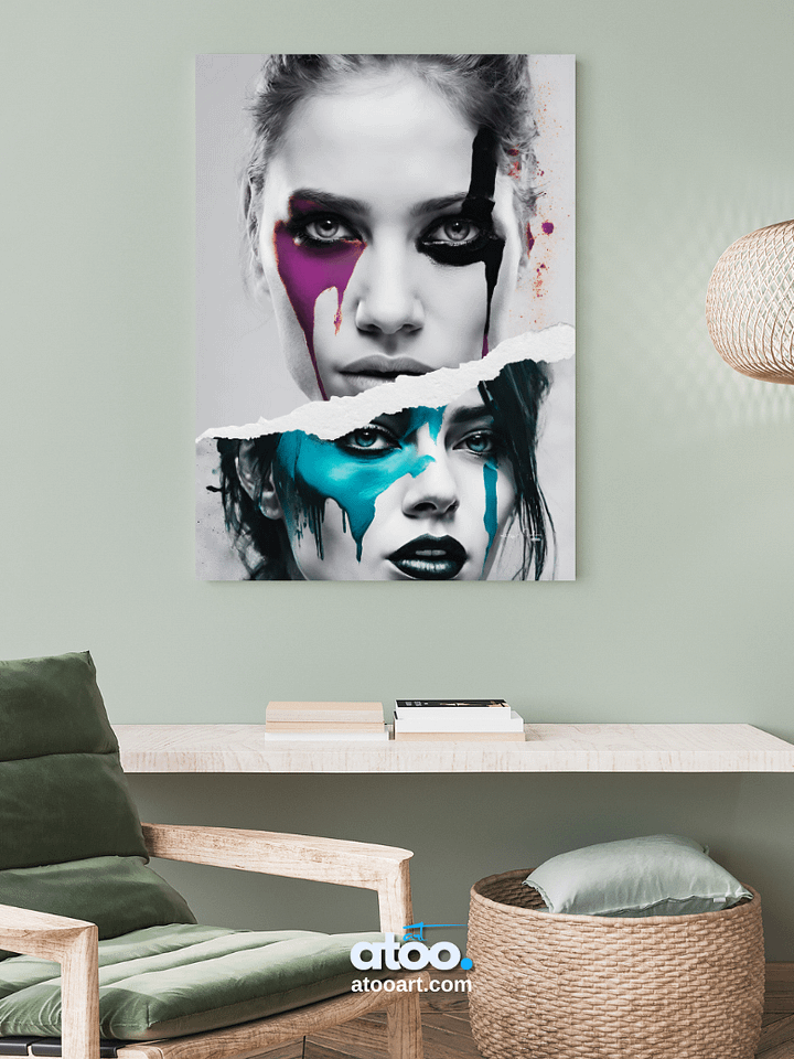 Living in Colors | Purple and beyond... | Collage Wall Art product image (2)