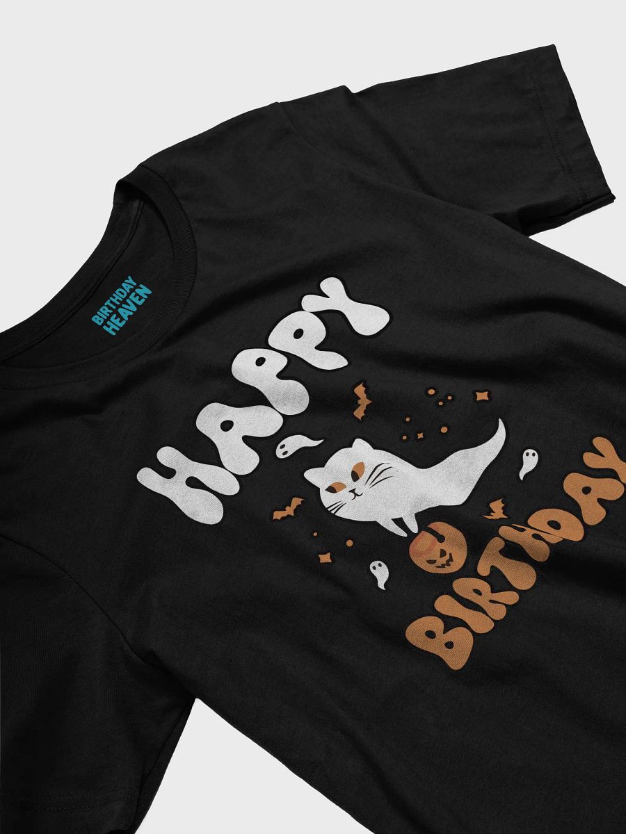 Happy Birthday (Cat Ghost Halloween) T-Shirt product image (13)