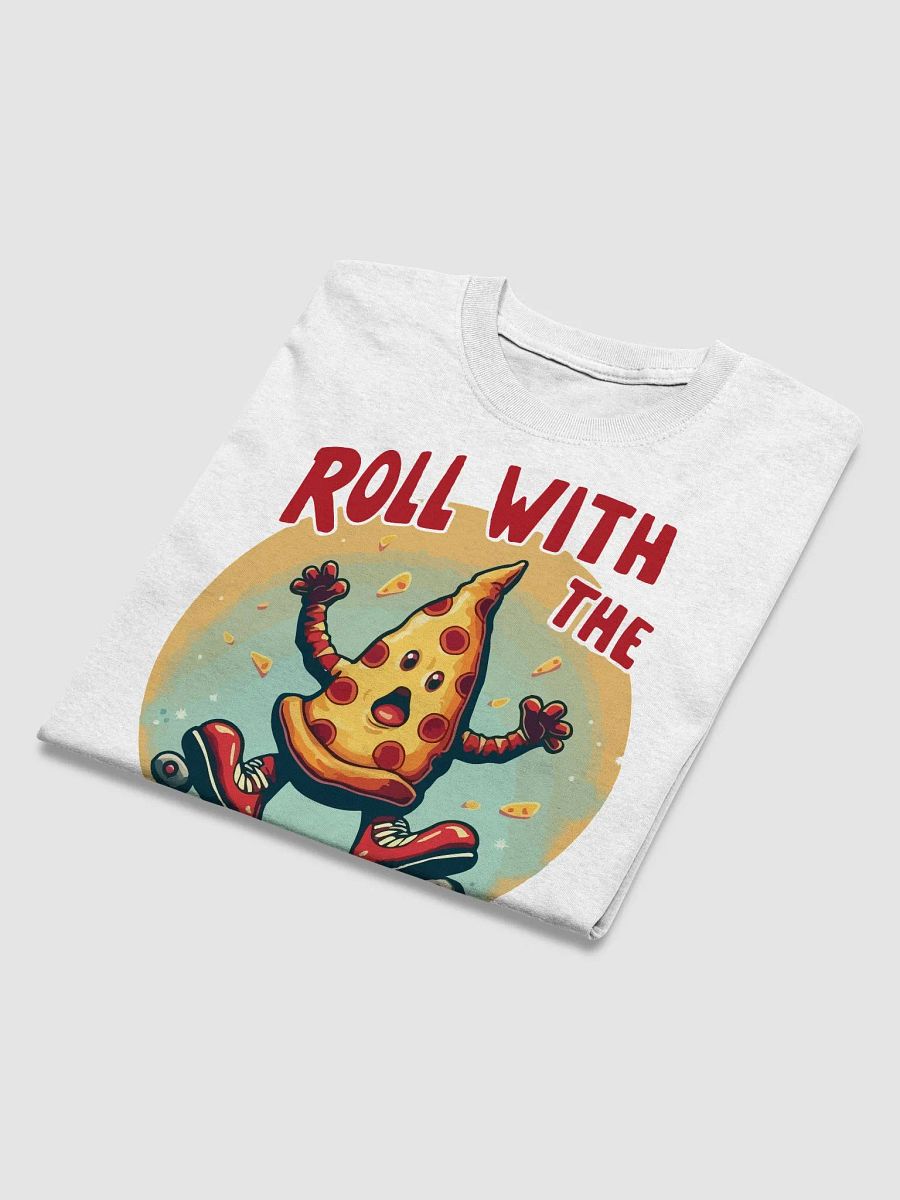 Roll with the Dough Pizza T-Shirt product image (3)
