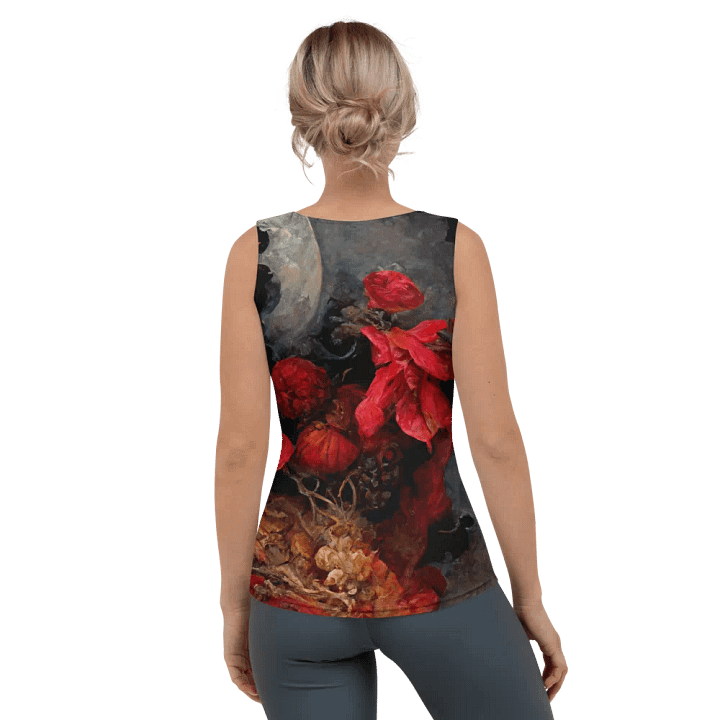 Mystical Red Blossom Women's Tank Top product image (2)