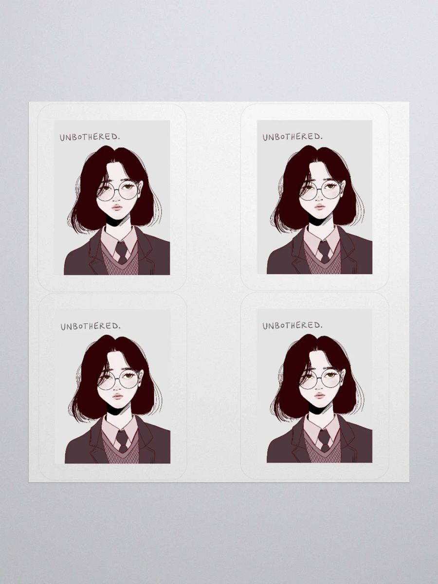 unbothered sticker product image (1)