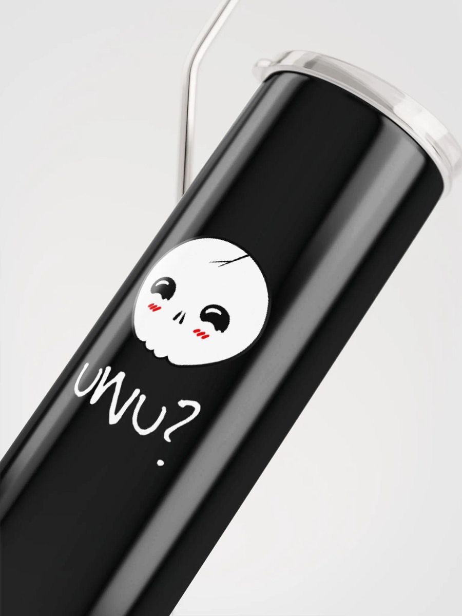 uWu Skull || Stainless Steel Tumbler || Black product image (5)
