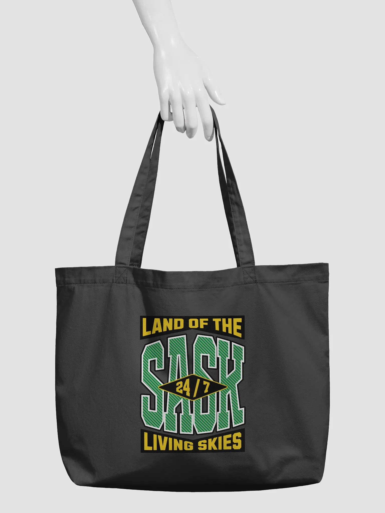 Sask Land Of The Living Skies 24/7 Tote Bag product image (3)