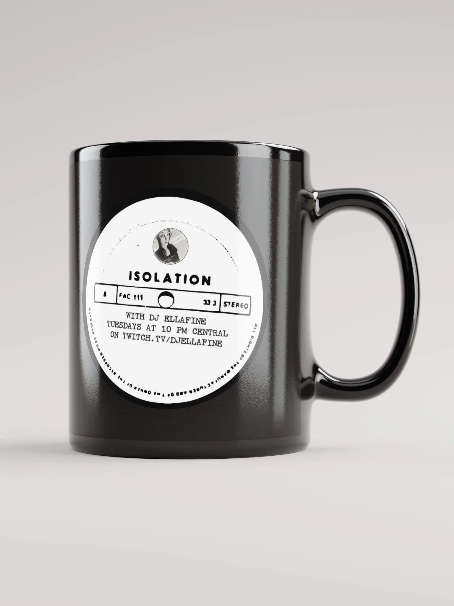 Isolation Logo - Black Mug product image (2)