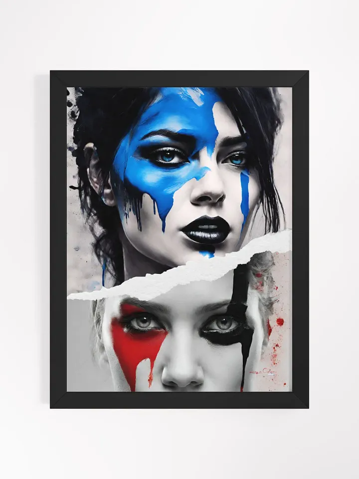 Living in Colors | Blue and beyond | Framed Collage Painting product image (2)