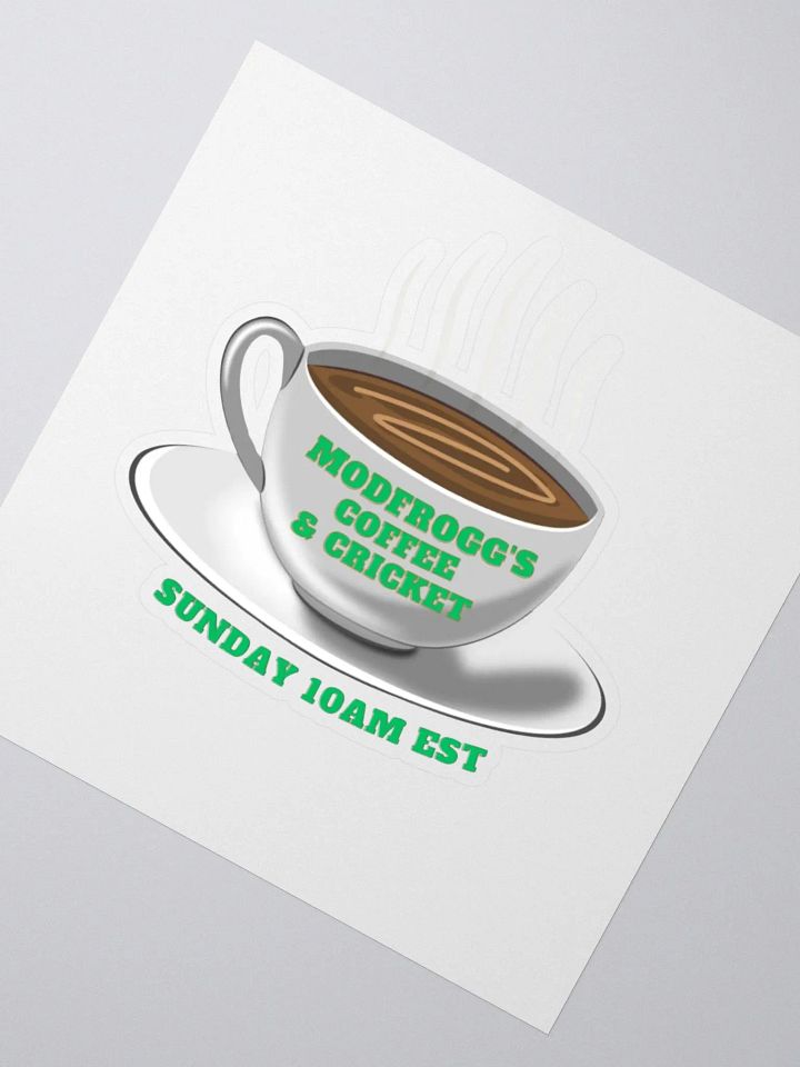Coffee and Cricket Sticker product image (2)