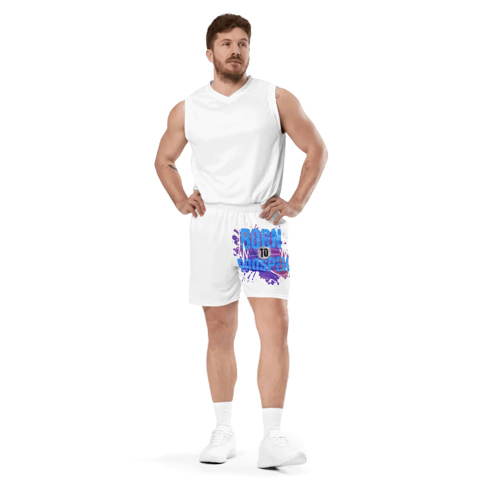 Expressive Born to Prosper Mesh Shorts product image (7)