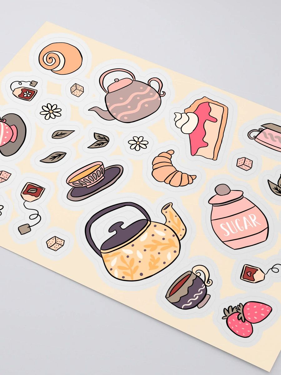 Whimsical Tea Party Sticker Sheet product image (3)