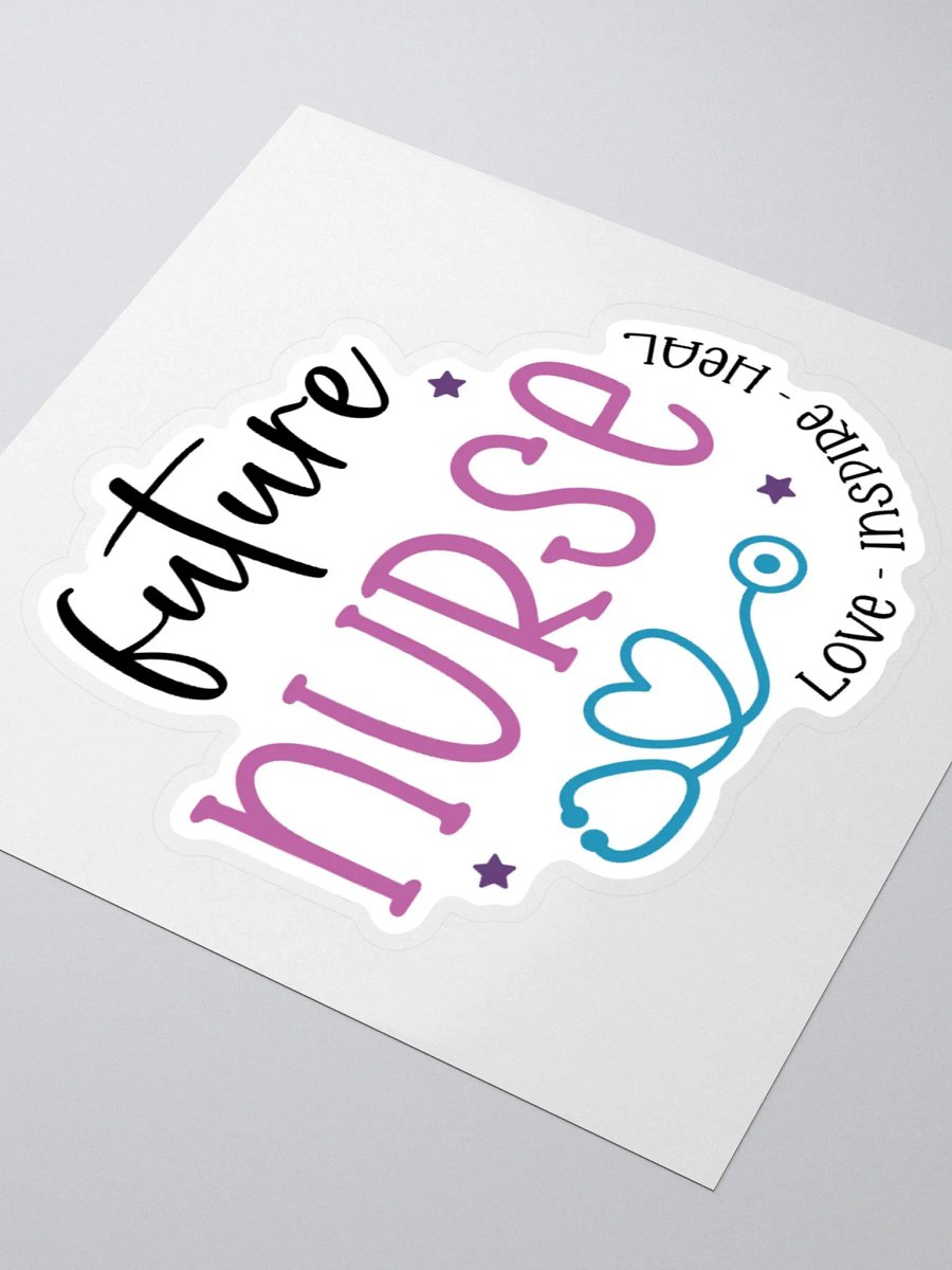 Future Nurse – Love, Inspire, Heal Sticker product image (8)