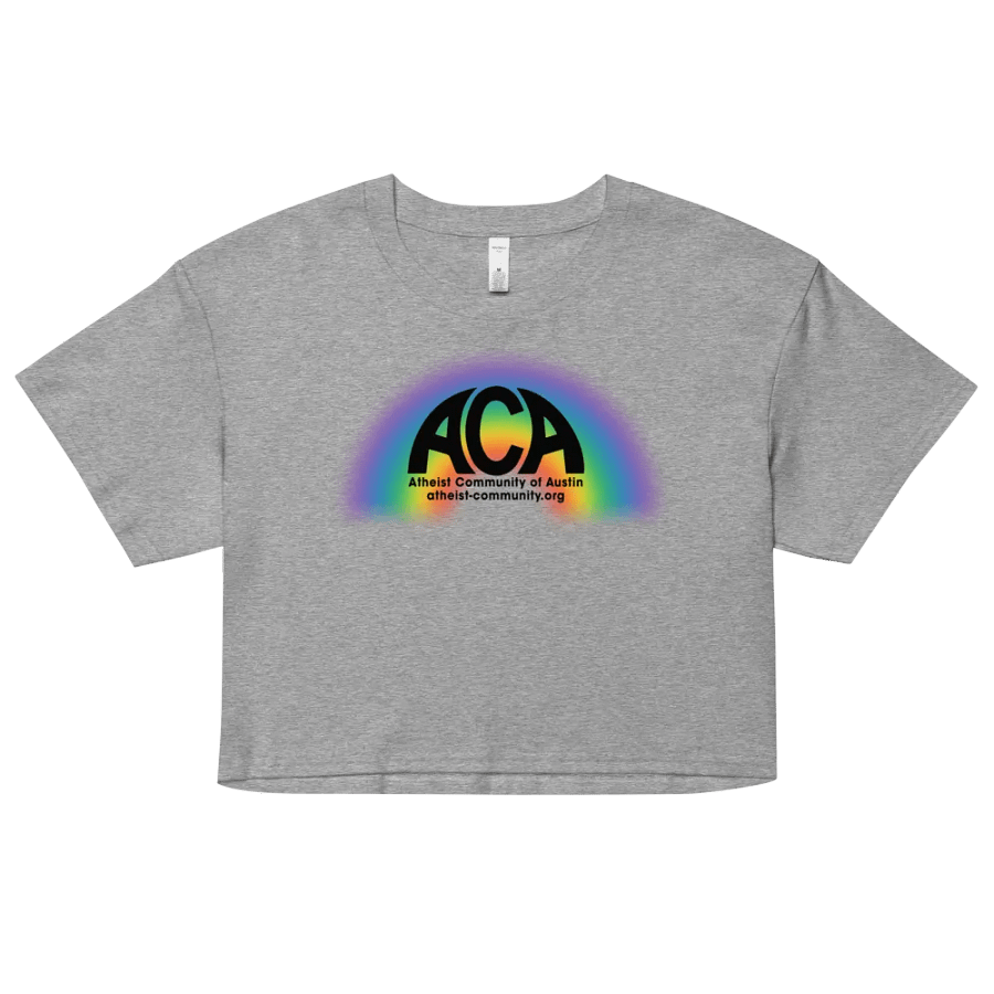 The Atheist Community of Austin Rainbow Crop Top product image (51)